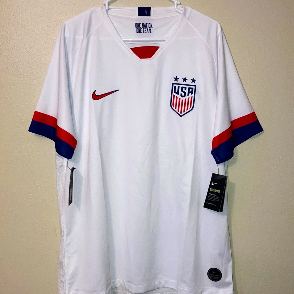 United States USWNT USMNT 3 Star Soccer Jersey